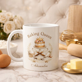 Persoonlijke Naam Bakkoningin Koffiemok