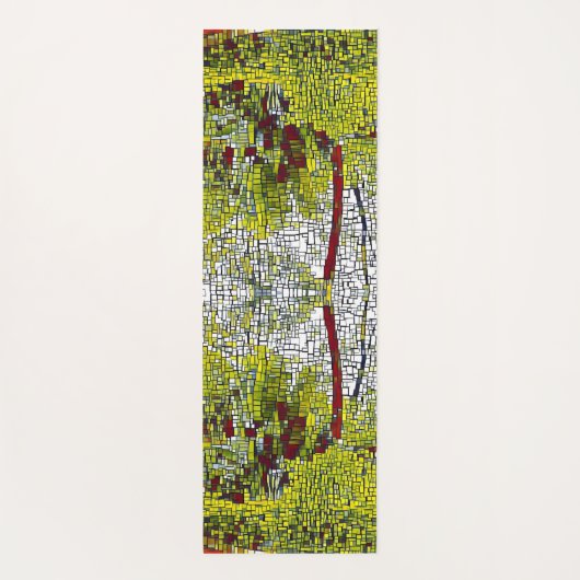 Persoonlijke naam Bamboo Art Meditation Yoga Mat (Achterkant)