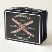 Persoonlijke naam Barber Straight Razor Barbershop (Achterkant)