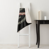 Persoonlijke naam Barber Straight Razor Barbershop Sherpa Deken (In situ)