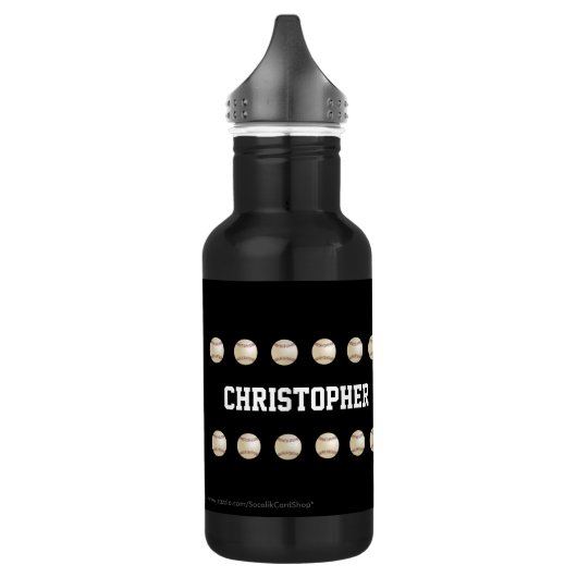 Persoonlijke naam, Baseball, Black Waterfles (Links)