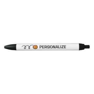 Persoonlijke naam basketbal sport logo pen