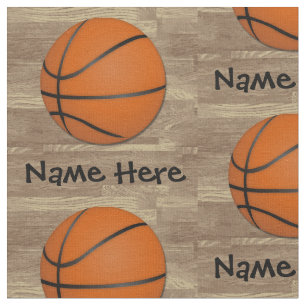 Persoonlijke naam Basketball Oranje/Brown Stof