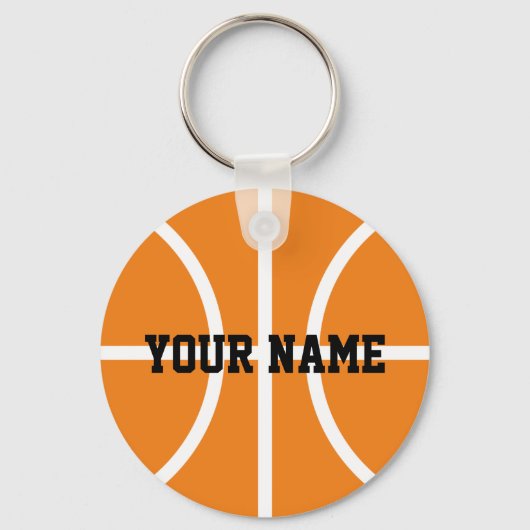 Persoonlijke naam basketball speler sleutelhangers (Voorkant)