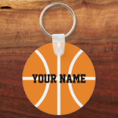 Persoonlijke naam basketball speler sleutelhangers (Voorkant)