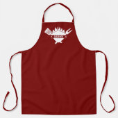 Persoonlijke naam BBQ-grill Schort (Voorkant)