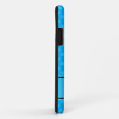 Persoonlijke naam beaver blue polka-punten Case-Mate iPhone case (Achterkant/rechts)