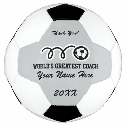 Persoonlijke naam bedankt coach voetbal (Voorkant)