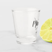Persoonlijke naam BEST MAN Shot glass Shot Glas (Links)