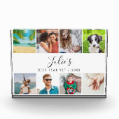 Persoonlijke naam Beste jaar, maar Collage 8 Fotoblokken (Voorkant)