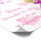 Persoonlijke naam betekent handdruk poster (Hoek)