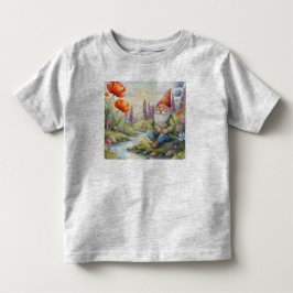 Persoonlijke naam betoverd bos peuter shirt