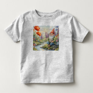 Persoonlijke naam betoverd bos peuter shirt