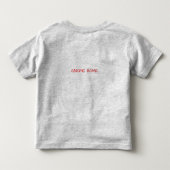 Persoonlijke naam betoverd bos peuter shirt (Achterkant)