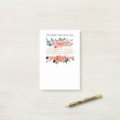 Persoonlijke naam Bijbel Verse Notitieblok Post-it® Notes (Op bureau)