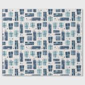 Persoonlijke naam Boho Cadeaus Pattern Kerstmis Cadeaupapier (Vlak)