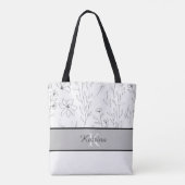 Persoonlijke naam boodschappentas tote bag (Achterkant)