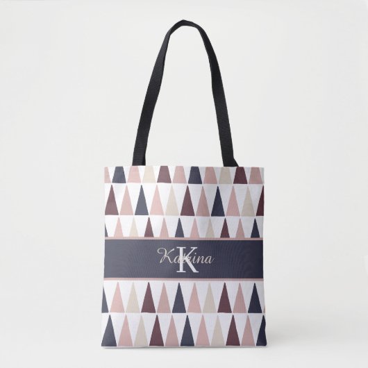 Persoonlijke naam boodschappentas tote bag (Voorkant)