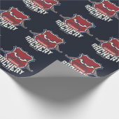 Persoonlijke NAAM Boogschutterssport Recurveboog P Cadeaupapier (Hoek)