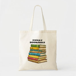 Persoonlijke naam Book Lover Tote Bag