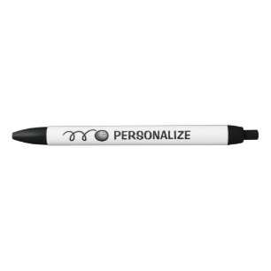 Persoonlijke naam bowlingbal sport logo pen