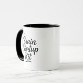 Persoonlijke naam Brain Startup Gift Koffie Mok (Voorkant links)