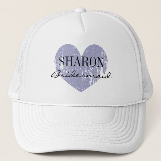 Persoonlijke naam bridesmaïde pet voor brideperson (Voorkant)