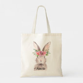 Persoonlijke naam broodrooster tote bag (Achterkant)