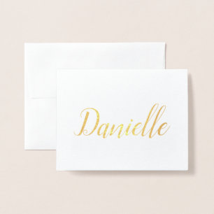 Persoonlijke naam   Bruidsmeisje   Danielle Folie Kaarten