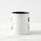 Persoonlijke naam cadeau voor vader mok (Midden)