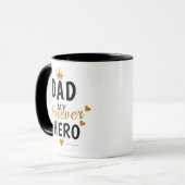 Persoonlijke naam cadeau voor vader mok (Voorkant links)
