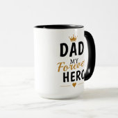 Persoonlijke naam cadeau voor vader mok (Voorkant rechts)