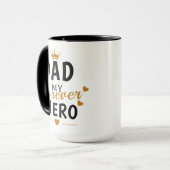 Persoonlijke naam cadeau voor vader mok (Voorkant links)