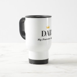 Persoonlijke naam cadeau voor vader reisbeker