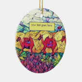 Persoonlijke naam | Camels Gifts Three Wise Mannen Keramisch Ornament (Rechts)