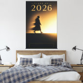 Persoonlijke Naam Canvas Kunst Klas van 2026 (Insitu (Slaapkamer))