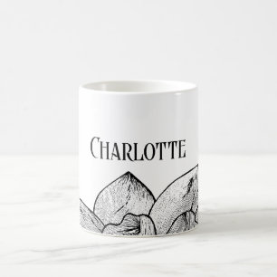 Persoonlijke naam "Charlotte" Magische Kleur Mok