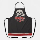 Persoonlijke naam Cheeky Roadkill Cafe BBQ Grill Schort (Voorkant)