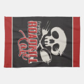 Persoonlijke naam Cheeky Roadkill Cafe Diner Theedoek (Horizontaal)