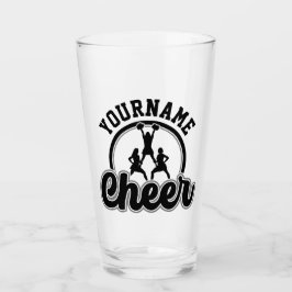 Persoonlijke NAAM Cheer Team Varsity Cheerleader Glas