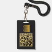 Persoonlijke Naam Chocolade Festival VIP Pas Badge (Achterkant met lanyard)
