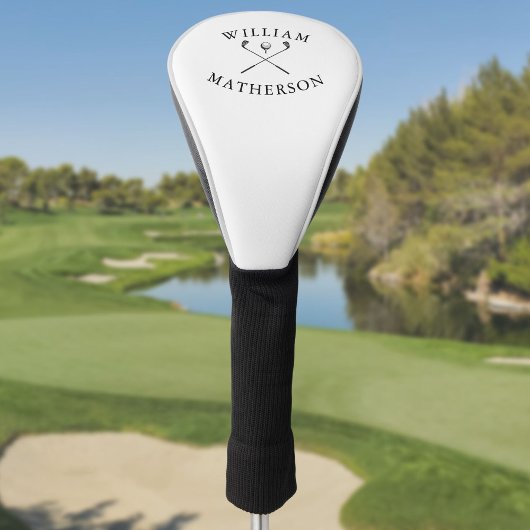 Persoonlijke naam Classic Golf Clubs Golfheadcover