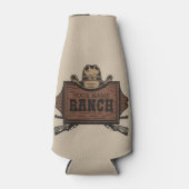 Persoonlijke naam Cowboy Pistolen Westerne Ranch S Flesjeskoeler (Voorkant)