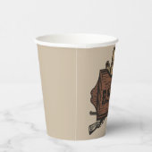 Persoonlijke naam Cowboy Pistolen Westerne Ranch S Papieren Bekers (Rechts)