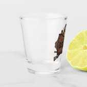 Persoonlijke naam Cowboy Pistolen Westerne Ranch S Shot Glas (Links)