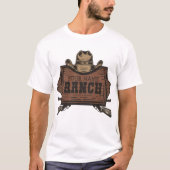 Persoonlijke naam Cowboy Pistolen Westerne Ranch S T-shirt (Voorkant)