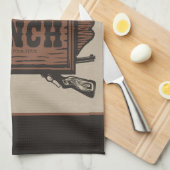 Persoonlijke naam Cowboy Pistolen Westerne Ranch S Theedoek (Quarter Fold)