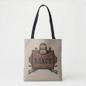 Persoonlijke naam Cowboy Pistolen Westerne Ranch S Tote Bag (Voorkant)