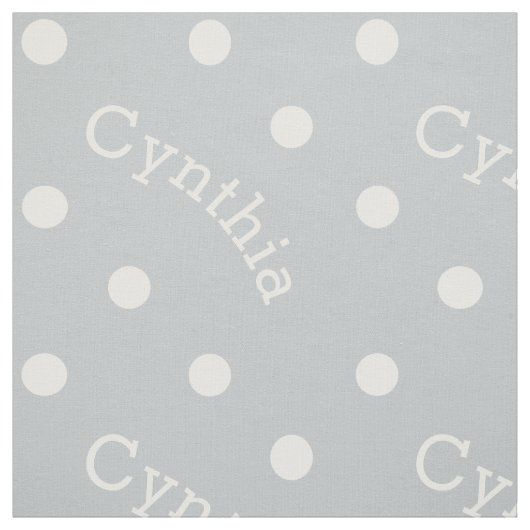Persoonlijke naam Custard Light Grey Stof (Swatch)