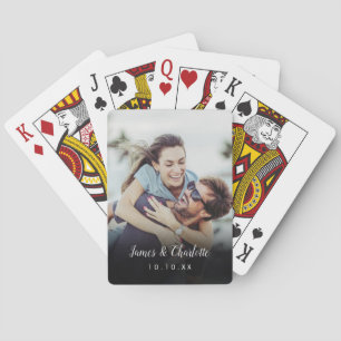 Persoonlijke naam Datum Koppel Foto Pokerkaarten